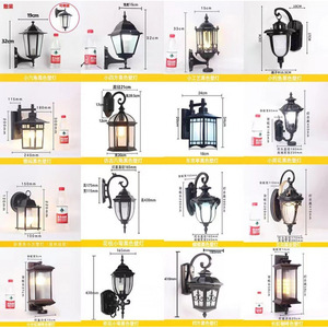 Outdoor Wall Lamp Led Waterproof 110-240V Tempered Glass Cylinder For Porch Patio Stairway <b>Corridor</b> <b>Lighting</b> - Product Image 3