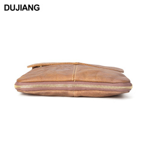 Sac bandoulière pour homme Dujiang en cuir véritable, style vertical, durable, pour un usage quotidien - Product Image 5