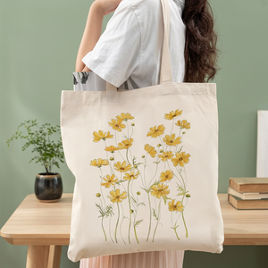 Bolsa de Mano de Lona Ecológica, Popular, Fresca, Reutilizable, Grande, Personalizada con Logotipo, para Publicidad - Product Image 3