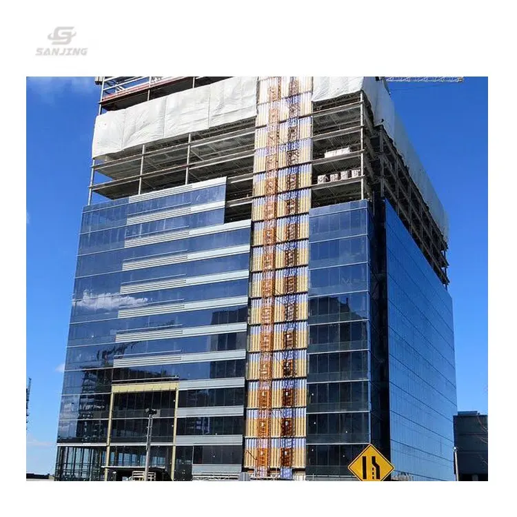 Supply glass aluminum unitized curtain wall glass curtain walls producter igu unit insulating low-e glass curtain wall