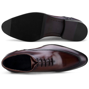 Chaussures de Ville Élégantes Fait Main <span class=keywords><strong>pour</strong></span> <span class=keywords><strong>Homme</strong></span> Mariage en Cuir Véritable Oxford <span class=keywords><strong>Italien</strong></span> 2020 - Product Image 2