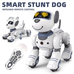 Robot chien éducatif intelligent SJY-BG1533, châssis coulissant à quatre roues, commande vocale, portée de 10 m, jouet télécommandé en plastique - Product Image 4