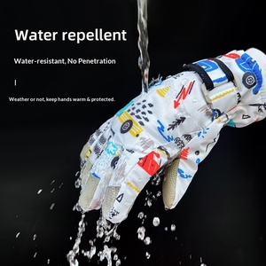 <strong>Children's</strong> Skiing <strong>Gloves</strong> Autumn Winter Thickened Warm Windproof Cold-proof <strong>Waterproof</strong> Full Finger Cycling Riding Cross-border - Product Image 2