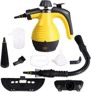Nettoyeur vapeur électrique portatif haute pression 220V 3,5 bars avec 6 têtes interchangeables pour usage hôtelier - Product Image 1