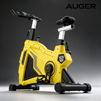 Bicicleta de Ciclismo Estacionaria AUGER de Uso Comercial para Interiores, Bicicleta de Spinning Resistente para Gimnasio y Estudio de Fitness OEM