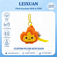 Pendentif de sac en peluche Petite Flamme Scintillante, Décoration de sac à dos pour couple, Porte-clés pour meilleure amie, pour femmes