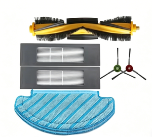 Repuesto Compatible para Aspiradoras Robóticas <span class=keywords><strong>Ecovacs</strong></span> <span class=keywords><strong>T8</strong></span>/<span class=keywords><strong>T8</strong></span> <span class=keywords><strong>AIVI</strong></span>/MAX/N10, Accesorios: Cepillo Principal, Cepillo Lateral, Filtro, Paño - Product Image 1
