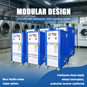 Générateur de vapeur électrique rapide 8 min 48 kW, efficacité 99 %, machine à vapeur industrielle personnalisée en usine pour hôtels, blanchisseries et l'industrie alimentaire - Product Image 3
