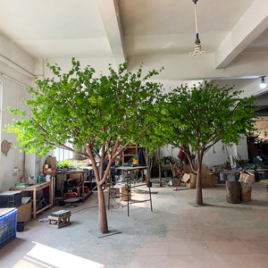 Tissu en soie verte, arbre <span class=keywords><strong>japonais</strong></span> à clochettes, écologique, 260 cm, décoration de mariage en plein air, décoration de <span class=keywords><strong>jardin</strong></span> - Product Image 3