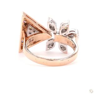 Anillo Clásico de Oro con Diamantes para Mujer, Joyería Fina, Brillo Real, Anillo de Compromiso, Regalo de Boda, Anillo de Uso Diario - Product Image 4