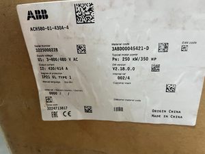 อินเวอร์เตอร์ปรับความถี่ ACH580-01-430A-4 ACH58001430A4 กำลัง 250 กิโลวัตต์ 350 3 เฟส 400 โวลต์ สำหรับ PLC - Product Image 5