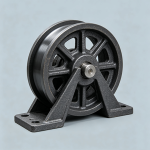 Roue en alliage moulé sur mesure Densen, roue de poulie en fonte, roues en fonte robustes - Product Image 5
