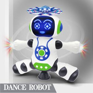 2022 vendita calda danza robot giocattolo gesto <span class=keywords><strong>action</strong></span> <span class=keywords><strong>figure</strong></span> giocattoli robot girevoli elettrici con modelli di filatura e illuminazione musicale - Product Image 3