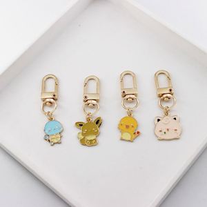 Porte-clés en alliage métallique émaillé souple, collection Manga japonaise - Product Image 4