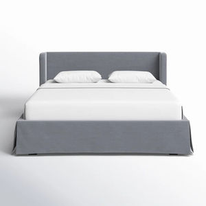 เตียงพับได้แบบทันสมัยและนุ่มสบายหุ้มด้วยหนังแท้ & ไม้อัดผ้ากำมะหยี่ & ไม้สักรับประกัน2ปีแบบนิ่ม - Product Image 2