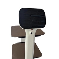 Robot de livraison de restaurant SMAR, robot de service autonome, patrouille de livraison, plateau multi-niveaux stable, charge utile de 15 kg, autonomie de 6 à 8 heures