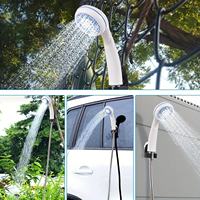 Douche de camping portable, douche électrique rechargeable par USB pour la randonnée, les voyages, la plage, le nettoyage des animaux, le lavage de voiture