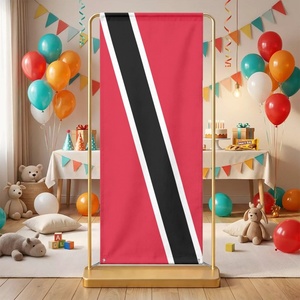 Drapeau de Trinité-et-<span class=keywords><strong>Tobago</strong></span> personnalisé en polyester, pour fête de famille, photomaton et décoration murale de salon - Product Image 3