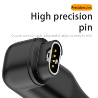 Câble de données mâle 2 en 1 à 4 broches pour montre connectée Garmin Câble de charge rapide