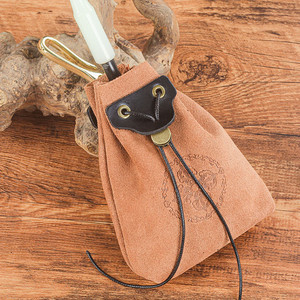 EA443 Custom Logo all'ingrosso con coulisse sacchetto di tabacco da uomo <span class=keywords><strong>Vintage</strong></span> accessori in pelle Kit da fumo borsa scatola per sigari - Product Image 4