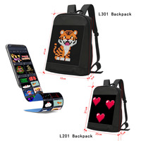Mochila LED Digital Programable con Pantalla LED Personalizada, Mochila con Pantalla LED Impermeable, Mochila Escolar con Pantalla LED