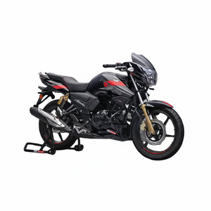 Motocicleta Apache RTR 180 Freno de Disco BT con Faro LED, Luz de Posición LED Siempre Encendida y Amortiguadores Monotubo Invertidos de Gas de la India - Product Image 1