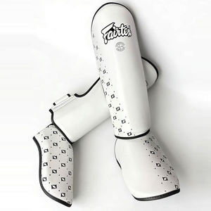 <span class=keywords><strong>Parastinchi</strong></span> <span class=keywords><strong>Bianchi</strong></span> e Neri per Bambini e Adulti, Protezione per Caviglie per Allenamento Boxe, Kickboxing, Sanda, MMA, Muay Thai - Product Image 2