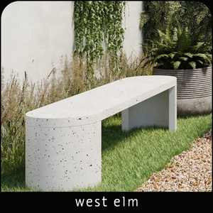 Grandes chaises longues communes pour <span class=keywords><strong>jardin</strong></span> extérieur Bancs en béton pour la maison GRC - Product Image 4