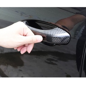 OUER Nueva Cubierta de Manija de Puerta de Fibra de Carbono Pulida Mejorada para Macan Cayenne con Ajuste Universal - Product Image 5