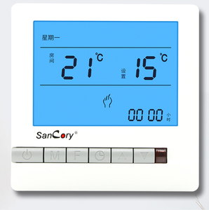 <span class=keywords><strong>Thermostat</strong></span> <span class=keywords><strong>de</strong></span> couleur blanche pour chaudière à induction, ODM OEM, chaudière à <span class=keywords><strong>gaz</strong></span>, système <span class=keywords><strong>de</strong></span> chauffage au sol, modèle 2022 TM01D - Product Image 1