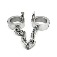 Grilletes de Acero Inoxidable Resistentes Emperor de 4cm y 6cm de Altura, Diversión y Castigo SM para Hombres y Mujeres