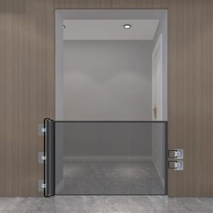 <span class=keywords><strong>Barrière</strong></span> rétractable automatique pour animaux domestiques, pour chiens et chats, <span class=keywords><strong>barrière</strong></span> d'escalier intérieure, sans perçage, filet de sécurité, clôture - Product Image 2
