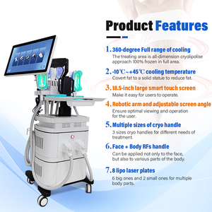 เครื่องกระชับสัดส่วน360เย็นแช่แข็งไขมัน criolipolisi Cavitation RF <span class=keywords><strong>cryolipolysis</strong></span> 9in1หน้าจอใหญ่ร้านเสริมสวยมืออาชีพ - Product Image 5