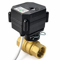FH-MO Motorisiertes elektrisches Kugelventil mit Clip-Pin-Design OP04 2-Draht Automatische Rückführung 1/4 Zoll (DN8) 1/2 Zoll (DN15) ODM OEM Fabrik