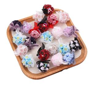 Pajarita pintada a mano de colores mezclados, flor, cuentas acrílicas Lucite, pluma creativa para manualidades DIY para hacer joyería, pulsera y collar - Product Image 1