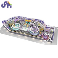 Équipement d'amusement Domerry Jeux de parc de trampoline Balançoire et toboggan pour enfants Équipement de parc pour enfants Ensembles de jeu souples