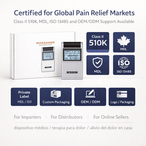 Masajeador de Pulso para Alivio de la Fibromialgia, Fisioterapia Corporal, Terapia Digital, Máquina TENS EMS - Product Image 6