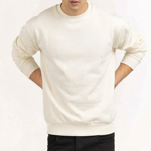 เสื้อสเวตเชิ้ตผู้ชายผ้าฟลีซพร้อมโลโก้สั่งทำ มีสินค้าในสต็อก MOQ ต่ำ ขายดี รับผลิตแบบ OEM ODM บริการสั่งทำตามแบบ เสื้อสเวตเชิ้ตผู้ชายขายดี - Product Image 1