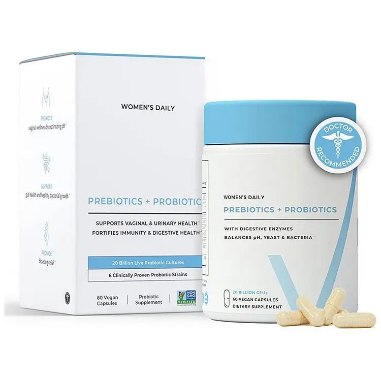 Best Supplement Natural Efficient Absorption Formulated Vaginal Probiotics For Women Prebiotics Capsules
