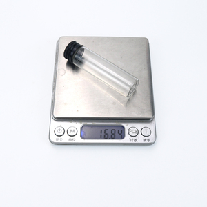 Tube en verre transparent de qualité cosmétique, résistant à l'eau, avec bouchon à vis, pour le stockage de cônes roulés, taille King Size, 22*120mm - Product Image 3