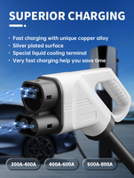 Adaptateurs DC pour vélos électriques et véhicules électriques 800A 1000V CCS2 CCS1 Nouveau chargeur rapide pour super voiture avec refroidissement liquide Câble de chargeur Connecteur
