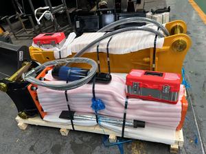 Martello Demolitore Idraulico per Escavatore 40mm 45mm 53mm 68mm, Scalpello per Pompa Idraulica, per Manutenzione Stradale e Calcestruzzo 1-20 Tonnellate - Product Image 3