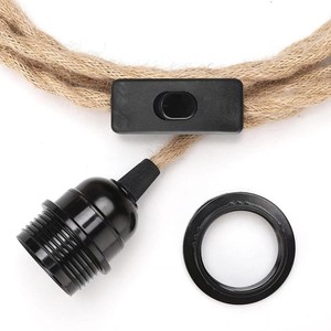 Bán Buôn Trang Trại Nhà Hàng Phòng Khách Cây Gai Dầu Dây Dây Treo Cắm Trong Ánh Sáng Mặt Dây Chuyền <span class=keywords><strong>Kit</strong></span> - Product Image 6