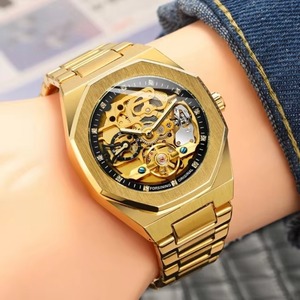 Reloj de Pulsera de Lujo de Primera Marca, Automático, Mecánico, de Acero Inoxidable, con Esqueleto Visible - Product Image 6