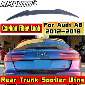 Aileron de coffre arrière style M4 pour Audi A6 C7 Berline 2012 2013 2014 2015 2016 2017 2018 Kit carrosserie - Product Image 2