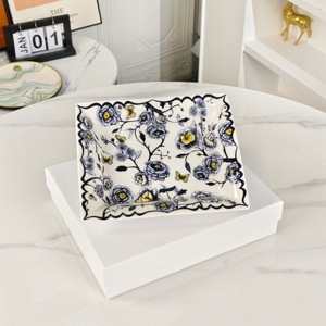 Juego de Cenicero de Cerámica Estilo Retro de la Serie Granville Garden, en Caja de Regalo, Ideal para Regalar - Product Image 3