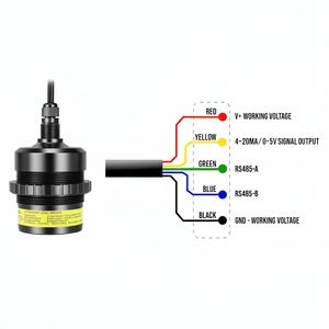 Sensor de Nivel Ultrasónico sin Contacto de Alta Calidad UE3003, Utilizado para Medición de Nivel de Sólidos - Product Image 4
