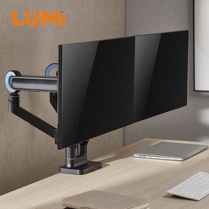 LDT75-C024UC Supporto per <span class=keywords><strong>Monitor</strong></span> <span class=keywords><strong>Doppio</strong></span> Premium da 17-32 Pollici, Braccio a Molla con Porte USB Tipo C, 10,5 kg - Product Image 1