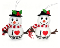 Ornamento Natalizio Pupazzo di Neve in Schiuma Fatto a Mano con Cappelli da Babbo Natale Indossabili e Sciarpe Lavorate a Maglia, 3 Luci LED, Decorazioni Festive Infrangibili