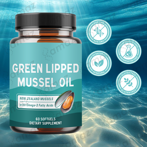 <span class=keywords><strong>Huile</strong></span> de moule verte Amaz OEM/ODM, 60 gélules molles, avec acides gras oméga-<span class=keywords><strong>3</strong></span> pour la santé des articulations, soutien immunitaire, complément alimentaire - Product Image 2